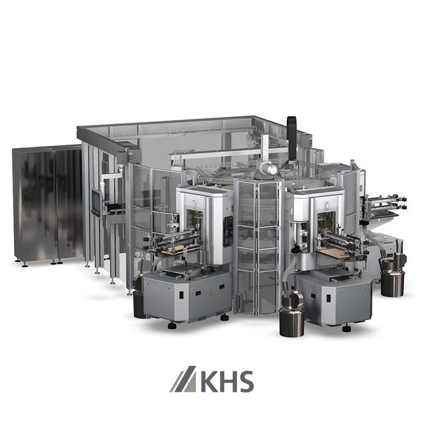 KHS Innoket Neo KL cold glue labeling station photo