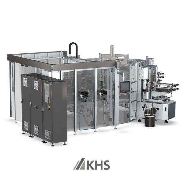 KHS Innoket Neo KL cold glue labeling station photo